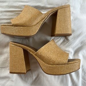 Nordstrom Rack ALYSSA Platform Sandal Heels NEW size 10